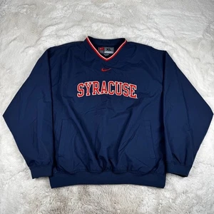 Vintage Y2K Nike Syracuse University Center Swoosh Pullover Windbreaker Size XL - Picture 1 of 9