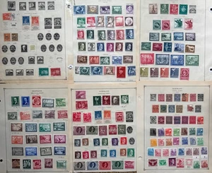 Lot Deutschland alte Porto Sammlerstück Buchrücken Briefmarken MH / gebraucht - Bild 1 von 2