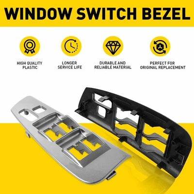 DRIVER MASTER POWER WINDOW SWITCH BEZEL For 2003-2008 Toyota Matrix Base XR XRS - Image 1 of 4