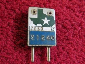 7080 KC kHz FT-243 Ham Radio Crystal TESTED - Picture 1 of 3