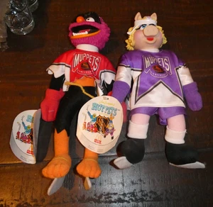 Muñeco de peluche jugador de hockey de los Muppets ¡¡NHL!!  Animal & Ms Piggie ¡Lote de 12"!! - Imagen 1 de 6