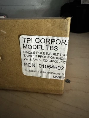 Kit de termostato TPI Corp. TBS con perilla o a prueba de manipulaciones, 01054602 - Nuevo en caja Foto 1 de 4