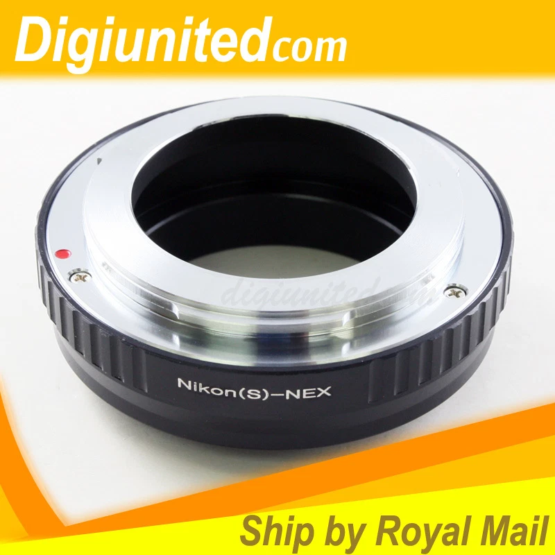 Nikon S RF mount lens to Sony E mount NEX adapter NEX-5 NEX-3 A7 A7R A6000 A5100 - Image 1 of 1