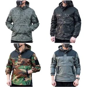 Herren Taktisches Sweatshirt Pullover Outdoor Freizeit Warm Militär Tarn Jacke - Bild 1 von 42