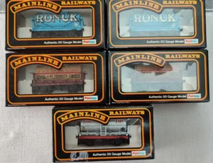 MAINLINE OO GAUGE TANK WAGONS X 5 FREE POST - Picture 1 of 2