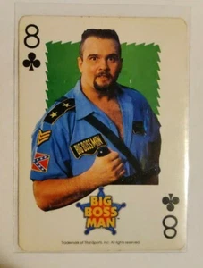 1991 US Playing Cards WWF WWE #8C Big Boss Man Wrestling Card - Picture 1 of 2