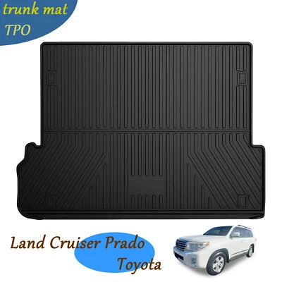 For Toyota Land Cruiser Prado Rear Cargo Liner All Weather TPO Rubber Trunk Mat Foto 1 de 4