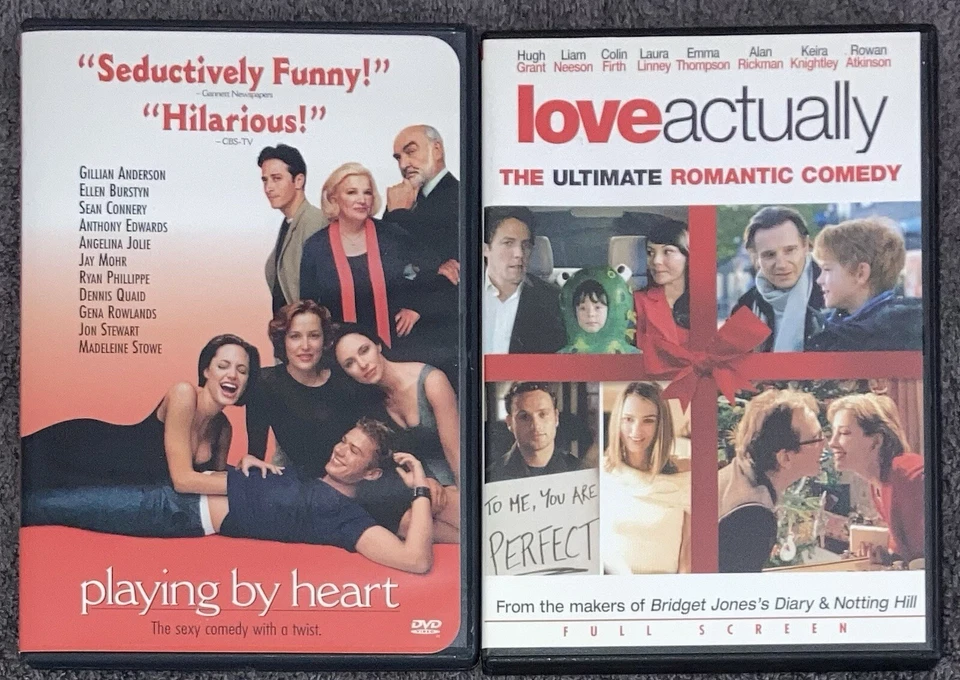 Playing By Heart 1998/Love Actually 2003 DVD Jillian Anderson Liam Neeson - Image 1 of 3