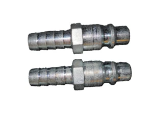 Lot of (2) NOS DynaQuip 3/8" Hose Barb Plugs for Quick Coupling, P462.A - Picture 1 of 4