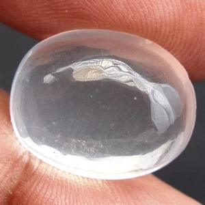 SHOLA Echt 15,61 Ct Natürlicher Transparent Mondstein Hekatolith Sammlerstein PK - Bild 1 von 2