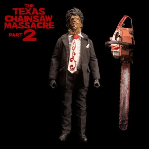 Texas Chainsaw Massacre II - Figura de acción Leatherface 1/6 COMO NUEVA/CAJA EXTERIOR 06TTT23 - Imagen 1 de 4
