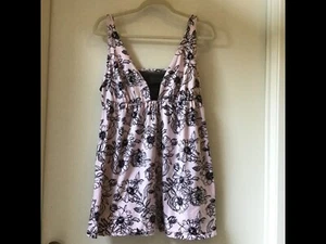 Lane Bryant Cacique Babydoll Short Gown Size 14/16 - Picture 1 of 5