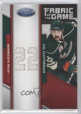 2011-12 Certified Fabric of the Game Materials Jersey Number /25 Cal Clutterbuck