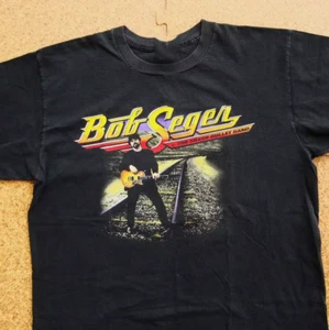 Bob Seger And The Bullet Silver Band schwarzes T-Shirt volle Größe S-5XL - Bild 1 von 3
