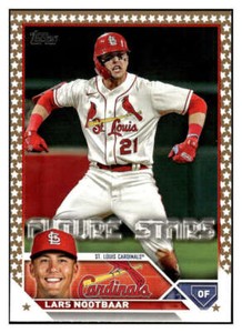 Lars Nootbaar 2023 Topps Gold Star Parallel #455 MLB Cardinals ID:78280