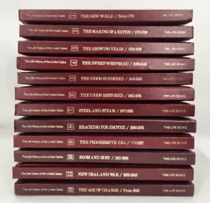 Time Life Books The Life History of the United States Complete Set Vol 1-12 FSH - Foto 1 di 16