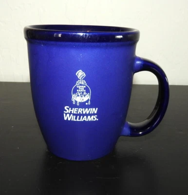 Sherwin Williams Paints Ceramic Coffee Mug "Covers the Earth" logo Rare Style - Image 1 of 4