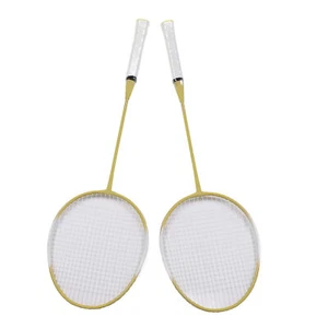 2 Player Badminton Set Badminton Racquets Set Portable With 3 Nylon Shuttlecocks - Picture 1 of 24