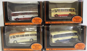 AUTOBUSES: JUEGO DE 4 ENTRENADORES DE CABALLERO Y 1 ENTRENADOR DE GRANADERO POR GILBOW ESCALA 1/76 (DT) - Imagen 1 de 7