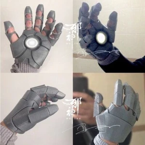 Iron Man A Pair Gloves MK7 MK42 3D Printing Cosplay Props Gloves DIY Palms Armor - Picture 1 of 15