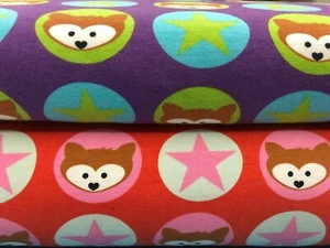 Bio Sweatstoff -Fuchs- angeraut  3,85 €/25cm - Bild 1 von 2