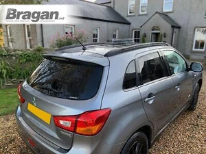 Roof Rails BLACK For Mitsubishi ASX 2010+ 4x4 Car Aluminium Top Rack Styling Bar - Picture 1 of 12