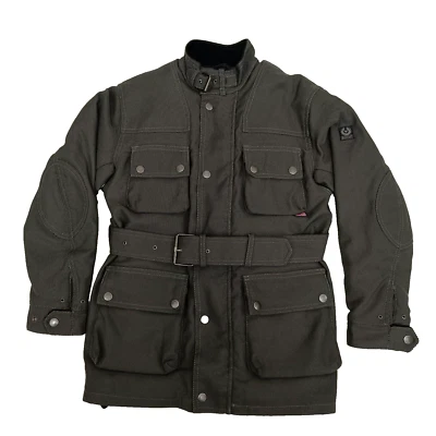 Belstaff Niños Chaqueta Niños 10-11 Años Nylon Negro Gris Cinturón Talla 10 Foto 1 de 4