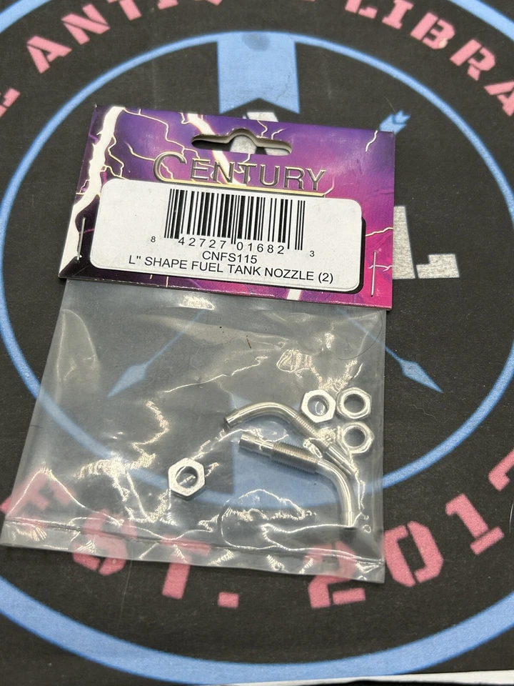 Century. CNFS115 L" SHAPE FUEL TANK NOZZLE (2) - Image 1 of 1