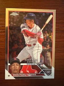 2023 Topps Chrome Update Masataka Yoshida Rookie Debut RC #USC174 Red Sox - Picture 1 of 1