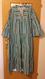 Damenkleid, Maxikleid, Gr. 48/50, reine Baumwolle, passt für Schwangere :) - Bild 1 von 3