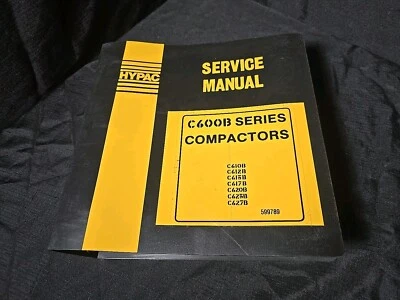 Manual de servicio compactador HYPAC C600B Series 599789 C610B C27B C625B C620B C615B Foto 1 de 4