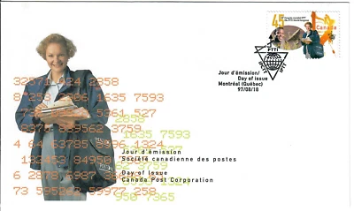 Canada - FDC - 18 Aug 1997 - Communication Workers - #16 - Image 1 of 2
