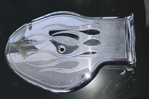 harley davidson Joker Flamed Chrome Cover preowned - Picture 1 of 3
