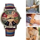 Rainbow Color Wrist Watches Multicolor Bohemian Watch Quartz Watch  Daily Wear