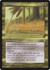 Reclamation Ice Age HEAVILY PLD White Green Rare MAGIC GATHERING CARD ABUGames