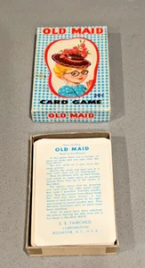 Vintage OLD MAID CARD GAME: ORIGINAL BOX W/INSTRUCTIONS; FAIRCHILD USA - Picture 1 of 4