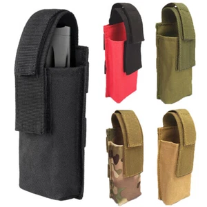 OC/Mace Spray Holster for Duty Belt Pepper Spray Pouch Holder Nylon Flap MOLLE - Picture 1 of 11