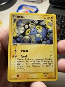 Pokemon TCG EX 2004 Hidden Legends Chinchou 56/101 Non Holo - Picture 1 of 2