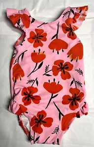 250221 Niñas 75 cm 12-18 Meses HANNA DIFFERENTSON Rosa Amapola Traje de Natación - Imagen 1 de 3