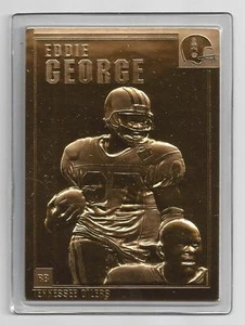 Eddie George 2000 Danbury Mint Encased 22kt Gold Football Card # 88 - Picture 1 of 1