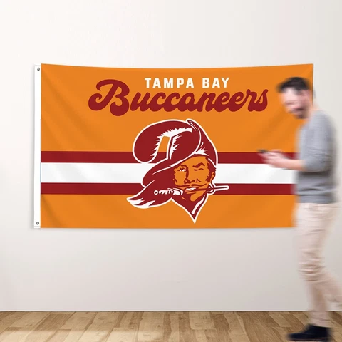 Tampa Bay Buccaneers Retro 3x5 Flag NFL Logo Banner Us Seller Fast FREE Shipping Cover