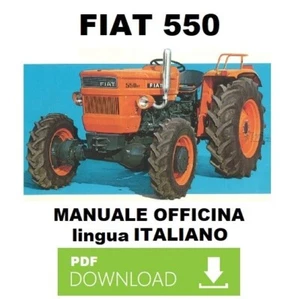 FIAT 550 Manuale officina Istruzioni riparazione assistenza trattore ITALIANO - Zdjęcie 1 z 1