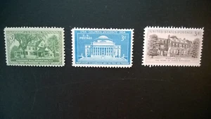  BERÜHMTE ORTE 3 CENT ALTE BRIEFMARKEN DER VEREINIGTEN STAATEN LOT von (3) - Bild 1 von 5