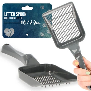 Pala para esparcir gatos pala cuchara para esparcir pala para gatos pala para inodoro - Imagen 1 de 5