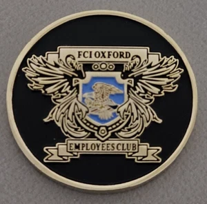Moneda Desafío Oficina Federal de Prisiones, FCI Oxford, WI, - Imagen 1 de 2