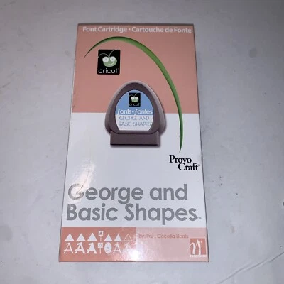 ProvoCraft Cricut Cartridge George and Basic Shapes. Link Status Unknown. - Image 1 of 3