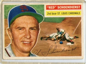 1956 Topps Red Schoendienst St. Louis Cardinals #165 ⭐️💥🎯 En muy buen estado+ - Imagen 1 de 2