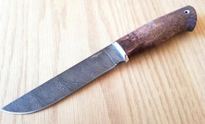 Nazarov Knives Russland Damast Outdoor Jagd Messer Доминатор Handarbeit HRC 62 - Bild 1 von 6