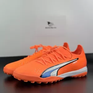 PUMA ULTRA ULTIMATE CAGE TT 107210-01 ULTRA ORANGE SOCCER TURF SIZE 10.5 NEW - Picture 1 of 12