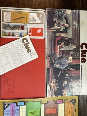 VTG 1972 Clue Board Game - Parker Brothers - Complete - Image 1 of 4